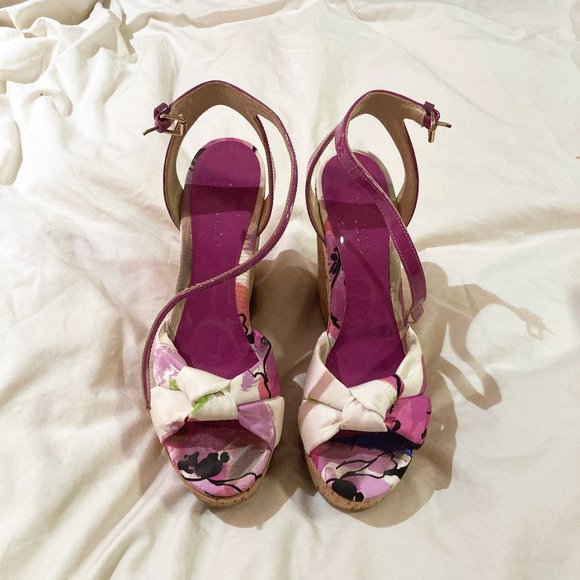 Jimmy Choo Platform Peep Toe Heels - Picture 7 of 7